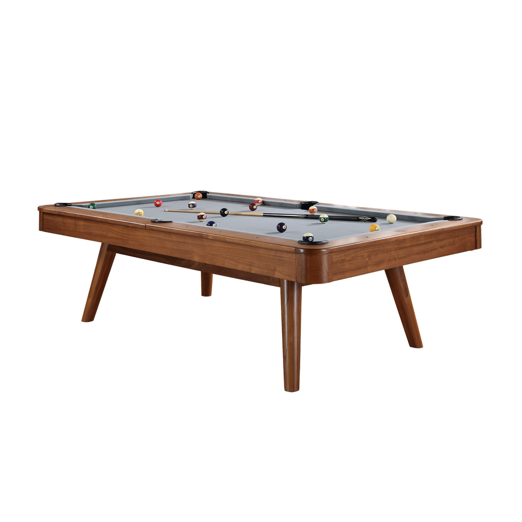 Elton 8' Pool Table in Walnut Mist
