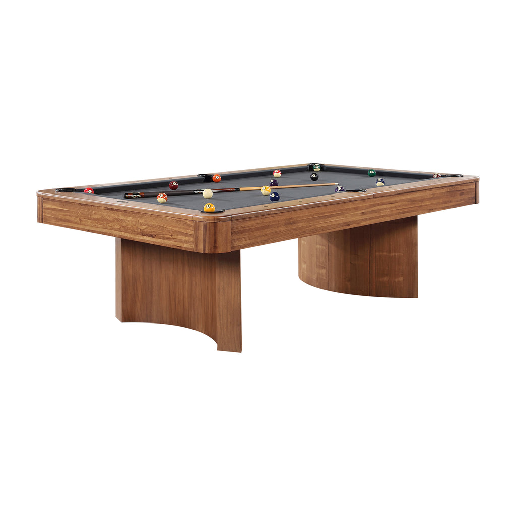 Luna 8' Walnut Mist Pool Table