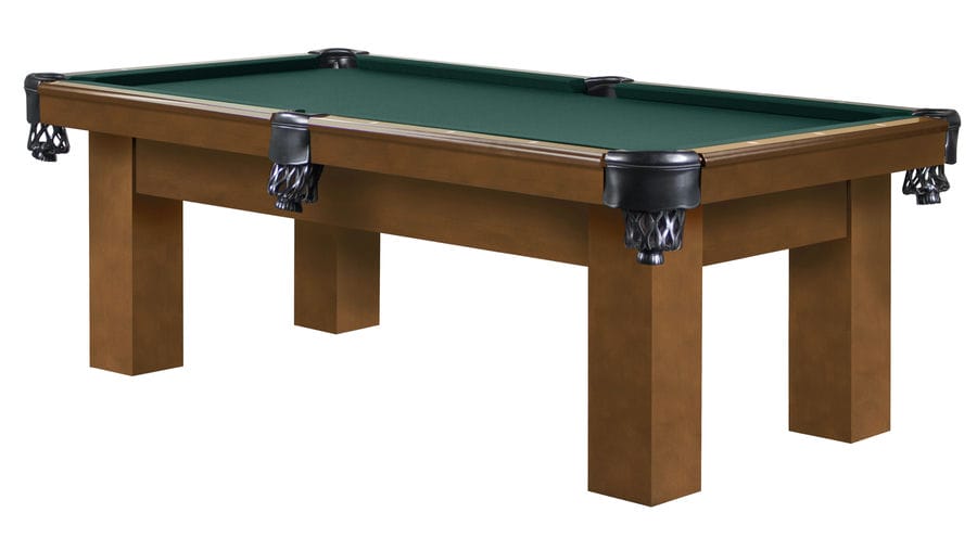 Colt 7' Pool Table - Walnut Dark Green