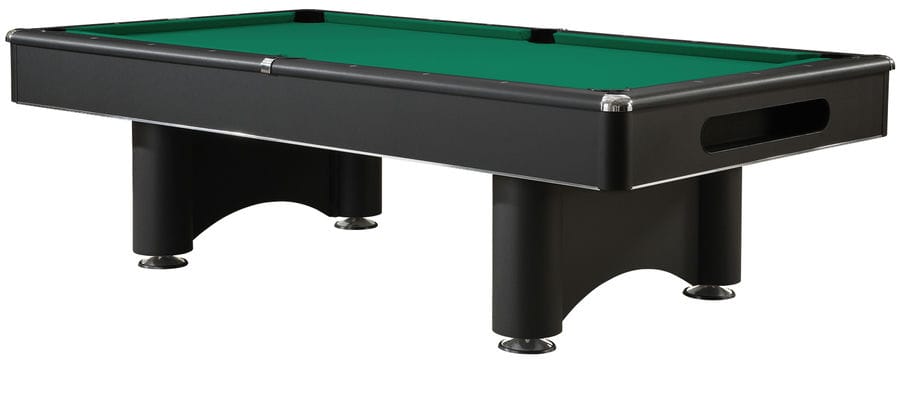 Destroyer 8' Pool Table - Graphite Traditional Green