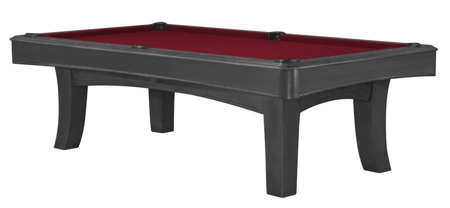 Ella II 8' Pool Table - Graphite Red