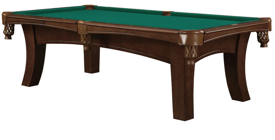 Ella 7' Pool Table - Nutmeg Basic Green