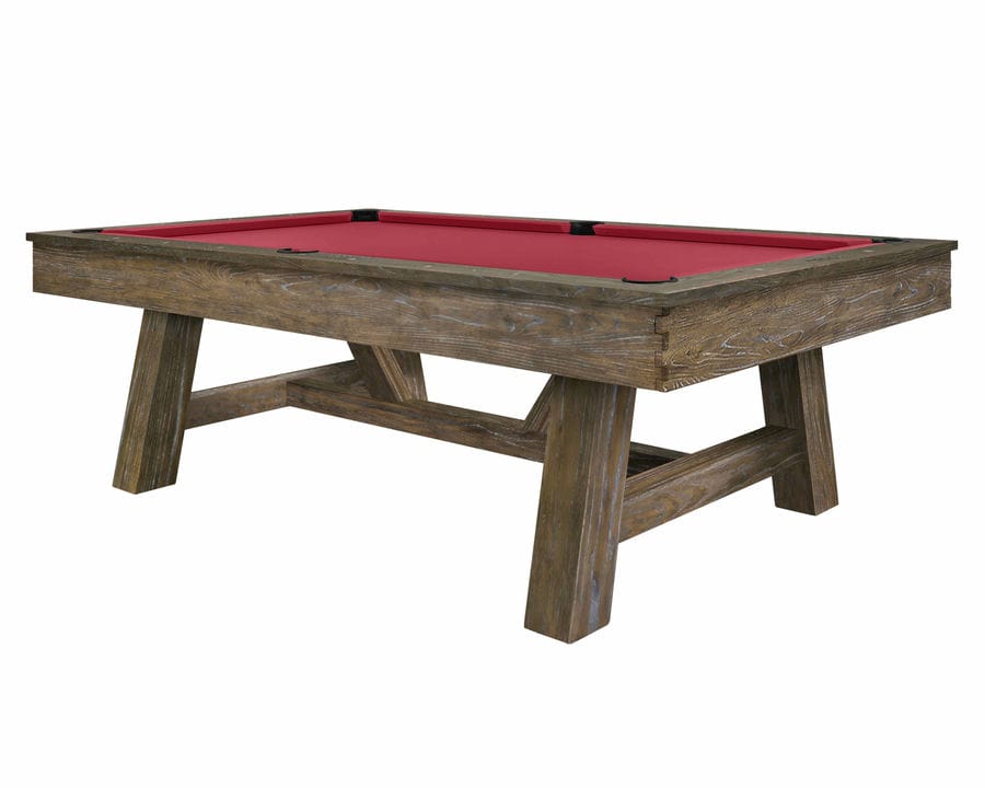 Emory 8' Pool Table - Legacy Red