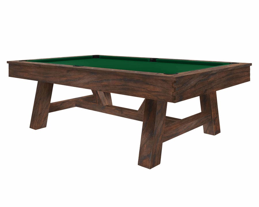 Emory 8' Pool Table - Dark Green