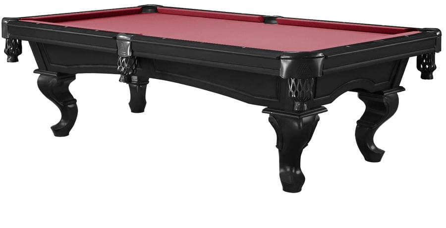 Mallory 8' Pool Table - Graphite Legacy Red