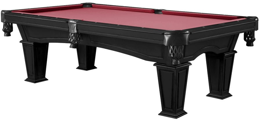 Mesa 8' Pool Table - Graphite Legacy Red