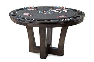 City, 66" Octagon, Reversible Top Game Table with Storage