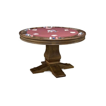Hillsborough, 48" Round, Reversible Top Game Table with Storage