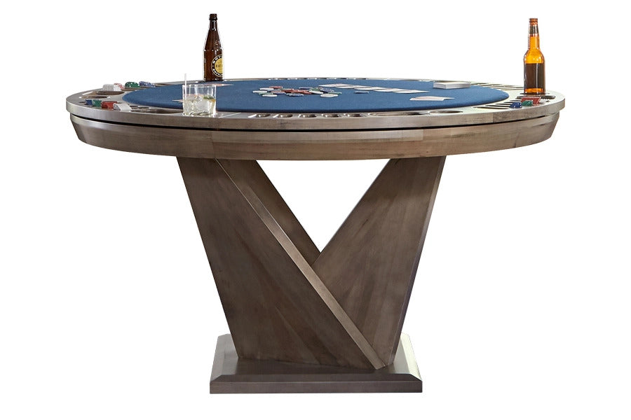 Origami, 48" Round, Reversible Top Game Table with Storage