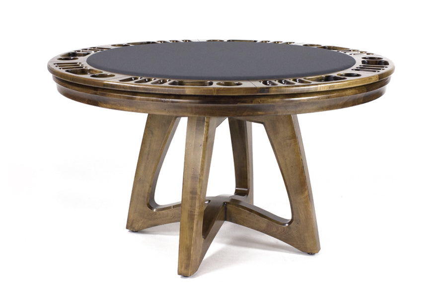 Palisades, 42" Round, Reversible Top Game Table with Storage