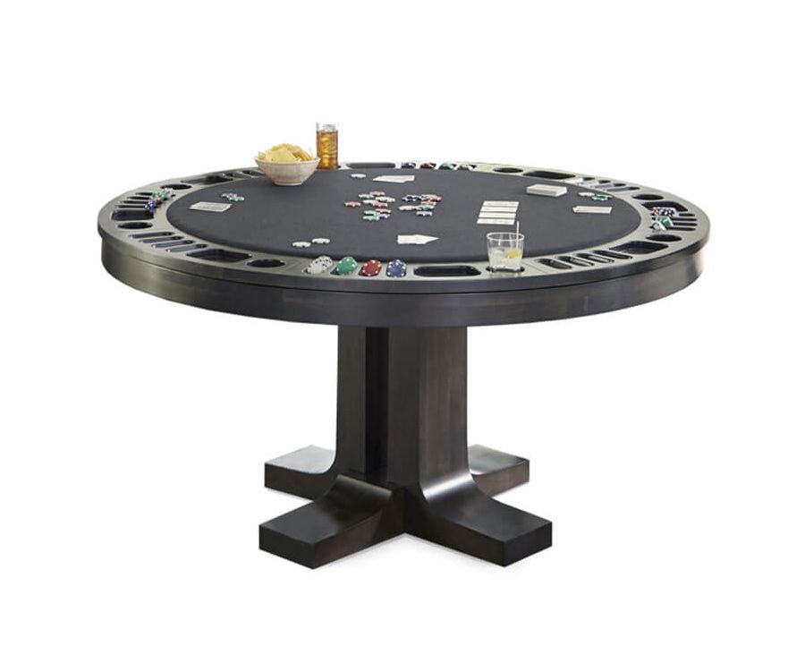 Atherton, 42" Round, Reversible Top Game Table with Storage